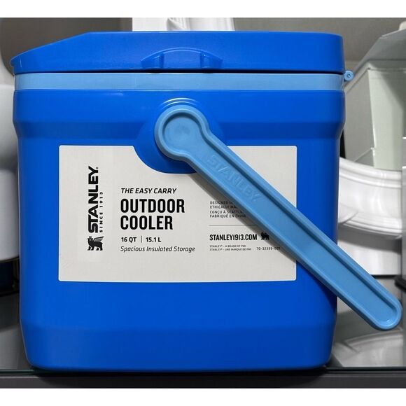 STANLEY Adventure 16 Qt Easy-Carry Cooler, AZURE BLUE - Picture 3 of 9